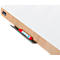 Flipchart Rocada Natural Transformer, tableau en acier, cadre imitation bois, avec roulettes