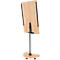 Flipchart Rocada Natural Verrijdbaar, stalen bord, frame in houtlook, met wielen