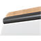 Flipchart Rocada Natural Verrijdbaar, stalen bord, frame in houtlook, met wielen