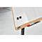 Flipchart Rocada Natural Verrijdbaar, stalen bord, frame in houtlook, met wielen