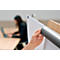 Flipchart Rocada Natural Verrijdbaar, stalen bord, frame in houtlook, met wielen