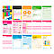Flipchartblock PLAYROOM JOURNEY FLIP, 14 vorgedruckte Blatt für Customer Journey Mapping/User Experience, B 650 x H 970 mm, Papier, mehrfarbig, 5 Stück
