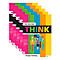 Flipchartblock PLAYROOM THINK FLIP, 14 vorgedruckte Blatt für Design Thinking/Innovationsprozesse, B 650 x H 970 mm, Papier, mehrfarbig, 5 Stück