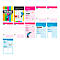 Flipchartblock PLAYROOM TREND FLIP, 13 vorgedruckte Blatt für Future Thinking/Innovationsprozesse, B 650 x H 970 mm, Papier, mehrfarbig, 5 Stück