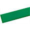 Green ribbon with a slightly textured surface. Oblique perspective, against a white background.