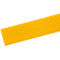 Yellow, elongated strip with a textured surface. The strip is slightly angled and presented against a white background.