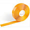Roll of orange tape. A strip of tape is unrolled next to it.