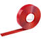 Roll of red double-sided adhesive tape being pulled from the roll.
