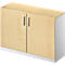 Flügeltürenschrank TETRIS SOLID, 2 OH, B 1200 mm, abschließbar, mit Abdeckplatte