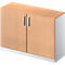 Flügeltürenschrank TETRIS SOLID, 2 OH, B 1200 mm, abschließbar, mit Abdeckplatte