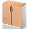 Flügeltürenschrank TETRIS SOLID, 2 OH, B 800 mm, abschließbar, mit Abdeckplatte
