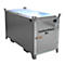 Fluorescentiebuizendoos BAUER SL-D 150, plaatstaal, toegankelijk voor rolstoelgebruikers, afsluitbaar, verzinkte deur/klep, B 1700 x D 770 x H 975 mm, grijs