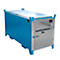 Fluorescentiebuizendoos BAUER SL-D 200, plaatstaal, toegankelijk voor rolstoelgebruikers, afsluitbaar, verzinkte deur/deksel, B 2100 x D 770 x H 975 mm, blauw