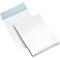 Two white envelopes, one opened, with a pale blue adhesive strip.