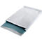Open white envelope with blue interior. The opening provides a view inside.