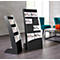 Folderhouder Paperflow COURBO, kunststof, A3 plus, 8 vakken, zwart-wit design