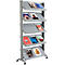 Folderhouder UNO - aluminium kleur