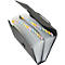 FolderSys, A4, rugdikte 65 mm, 24 vakken met tabbladen, omslag, lint, clipsluiting en handgreep, B 335 x H 250 mm, PP, zwart