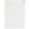 FolderSys transparante hoes, schuifsluiting, dossiervelg met EURO-perforatie, PVC-vrij, EVA-folie transparant, A4, 10 stuks