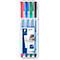Folienstifte Staedtler Lumocolor® correctable, Linienbreite F, trocken abwischbar, 4 Stück