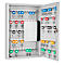 Format Schlüsselschrank S 100, B 300 x T 80 x H 450 mm, bis zu 100 Schlüssel, lichtgrau