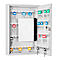 Format Schlüsselschrank S 64, B 270 x T 80 x H 350 mm, bis zu 64 Schlüssel, lichtgrau