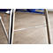 Formschalenstuhl Beta - stapelbar - B 485 x T 530 x H 760 mm - desinfektionsmittelbeständig - Stahlrohrgestell verchromt - blau