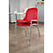 Formschalenstuhl Beta, stapelbar, desinfektionsmittelbeständig, Sitzhöhe 460 mm, rot