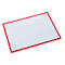 Formulieren-/dokumententas, magnetisch, 10 stuks, rood