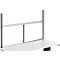 Frame AKK 150, alleen te monteren in combinatie met AL2X montageprofielen, voor tafelbreedte 1500 mm
