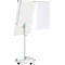 Franken Flipchart ECO Mobil F2400/N, 5 roulettes, réglable en hauteur, magnétique, 2 bras latéraux, bac de rangement, plastique &amp; métal, tableau 680 x 1050 mm