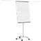 Franken Flipchart PRO Deluxe Mobil FC81, 5 wielen, in hoogte verstelbaar, magnetisch, 2 zijarmen, opbergbak, bord 670 x 950 mm