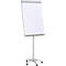 Franken Flipchart PRO Mobil FC41, 5 Rollen, höhenverstellbar, magnethaftend, Ablageschale, Tafel 670 x 950 mm