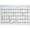 Franken JetKalender JK703 jaarkalender, magnetisch, opbergbak, B 900 x H 600 mm, staal &amp; aluminium, wit