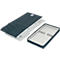 Franken Moderationstasche, mit 2580-teiligem Inhalt, Tragegurt, B 355 x T 200 x H 230 mm, Stoff, anthrazitgrau