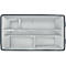 Franken Moderationstasche, mit 2580-teiligem Inhalt, Tragegurt, B 355 x T 200 x H 230 mm, Stoff, anthrazitgrau