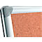 Franken prikbord PRO, kurk, wandmontage in staand en liggend formaat, aluminium frame, 1500 x 1000 mm, KT8409
