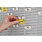 FRANKEN T-kaart jaarplanner voor 15 maanden plus index, 100,8 x 100,8 cm, 16 houders, 50 sleuven, PV-SET5