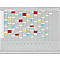 FRANKEN T-kaart jaarplanner voor 15 maanden plus index, 100,8 x 78,3 cm, 16 houders, 35 sleuven, PV1015