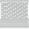 FRANKEN Tableau à cartes T planning annuel, 81,9 x 78 cm, 12 supports + 2 index, 35 fentes, PV-SET4