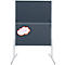 Franken Tableau de présentation PRO, pliable, réversible, L 1200 x H 1500 mm, feutre, gris, MT880312
