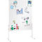 Franken Tableau de présentation X-traLine, recto-verso, surface métal blanc, L 1200 x H 1500 mm, MT2011