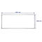 Franken Whiteboard PRO, emailliert, Wandmontage im Hoch- & Querformat, Stahl weiß lackiert & Aluminiumrahmen, magnethaftend, Ablageschale, 1200 x 3000 mm