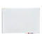 Franken Whiteboard X-tra Line, montaje en pared en formato vertical y horizontal, marco de acero lacado en blanco y aluminio, magnético, bandeja de almacenamiento, An 900 x Al 600 mm