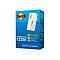 Blaue Produktverpackung des FRITZ!Powerline 1220E Adapters mit dem Produktbild auf der Vorderseite.