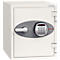 White safe with keypad. The numbers 123456 are displayed. A handle and the Phoenix logo are visible.