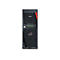Fujitsu Primergy Tower-Server in schwarzem Gehäuse mit Wabenmuster-Front und Fujitsu-Logo.