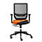 Funda para silla, para silla de oficina to-sync work, An 400 mm, reequipable, naranja