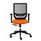 Funda para silla, para silla de oficina to-sync work, An 400 mm, reequipable, naranja