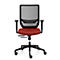 Funda para silla, para silla de oficina to-sync work, An 400 mm, reequipable, rojo rubí